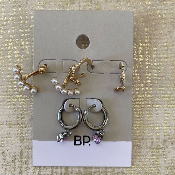Nordstrom BP Earring Set and Target Xhileration Necklace/Chocker. New! - Picture 2 of 7